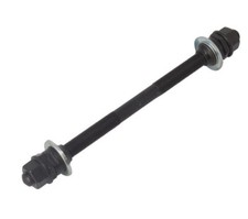 PRO Bicycle Steel Rear Hub Axle 3/8" 175mm Long Black