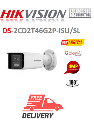 Hikvision DS-2CD2T46G2P-ISU/SL(C) 4MP Accusence Bullet Dome Netzwerk Panorama...