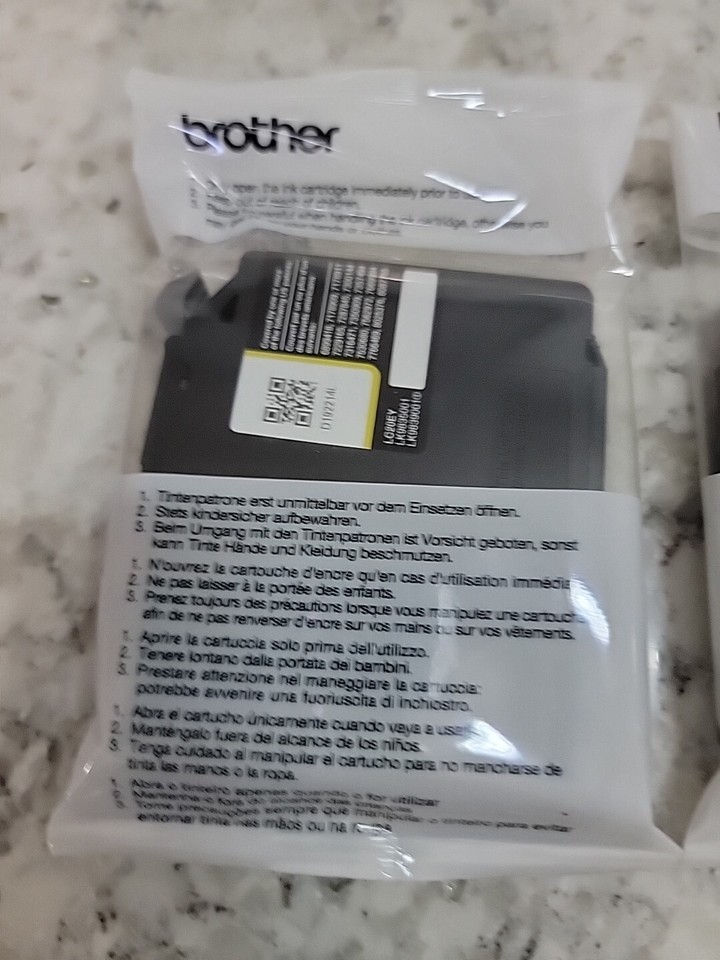 Brother LC20E 3PK Printer Ink BlueYellow Magenta Unopened. Not