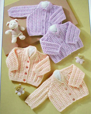 Stylecraft Crochet Cardigan & Hat In Bambino DK (9610 - Foto 12