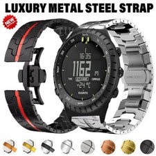 For Suunto Core Watch Replacement Stainless Steel Metal Strap Wrist Band W/ Tool