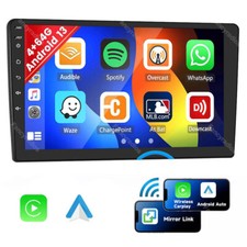 9" Android 13 Double 2Din Car Stereo 4 64GB Carplay GPS Navi WiFi BT RDS Radio