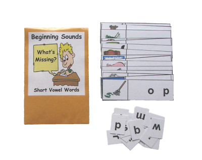 Educational Literacy Center Learning Resource Game Beginning Sounds