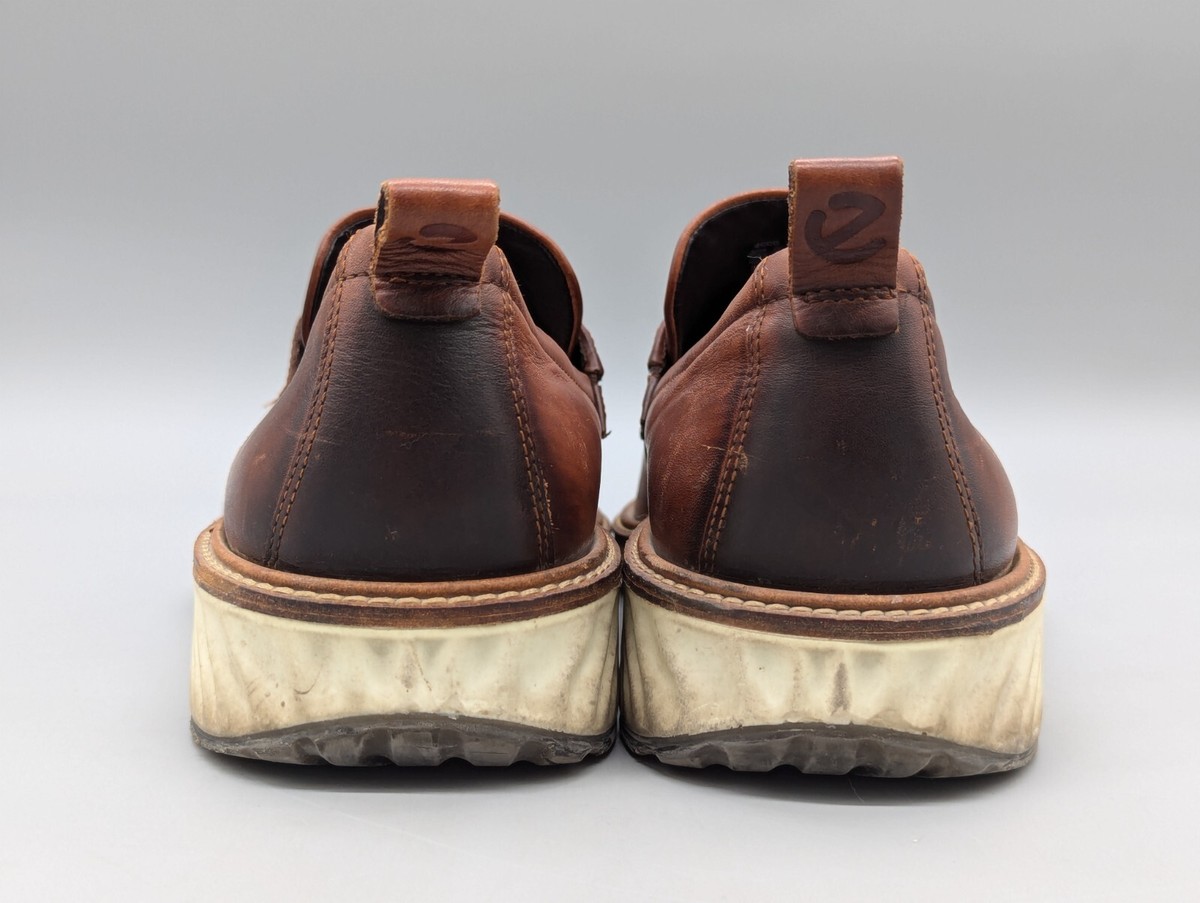 ECCO ST.1 Hybrid Leather Penny Loafers Shoes Slip On Cognac Brown Size 11 Amazon.com | ECCO Men main image 4
