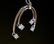 Pierre Cardin Necklace "Surprise" w/ Cubic Zirconium