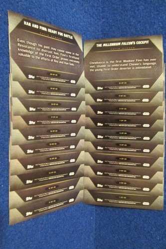 2015 Topps Star Wars: The Force Awakens Series 1 "MOVIE SCENES" inserts U-PICK-1 - Picture 2 of 2