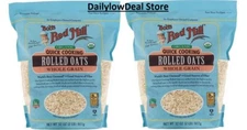 2 PACK  Bob's Red Mill Organic Quick Cooking Rolled Oats 32 oz Each EXP: 10/2026