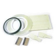 1/4 10inch Tape Splicing Block Opening Cassettes Tape Splicing Set with 2 Fixers