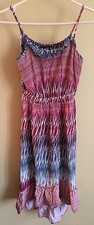 A.N.A. A New  Approach Woman’s Multi Colored BoHo Sundress Size Small