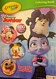 Crayola Coloring Book Disney Junior READY FOR ANYTHING 400 Page 2018