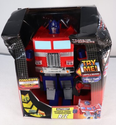 Transformers Autobot Optimus Prime Converting R/C Jada Toys New Box Damage