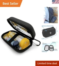 EVA Hard Shell Asthma Inhaler Case with Zipper - Fit for Various Accessories