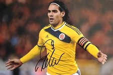 Falcao signed 12x8 photo UACC AFTAL RACC Trusted dealer Falcao signed 12x8 photo UACC AFTAL RACC Trusted dealer