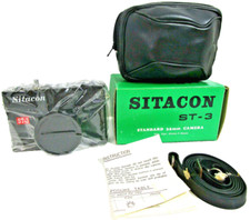 Vintage NOS Sitacon Model ST-3 35mm Camera w/ Box  Instructions