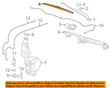 GM OEM 14-23 ATS Windshield Wiper Washer Components-Wiper Blade 84613732