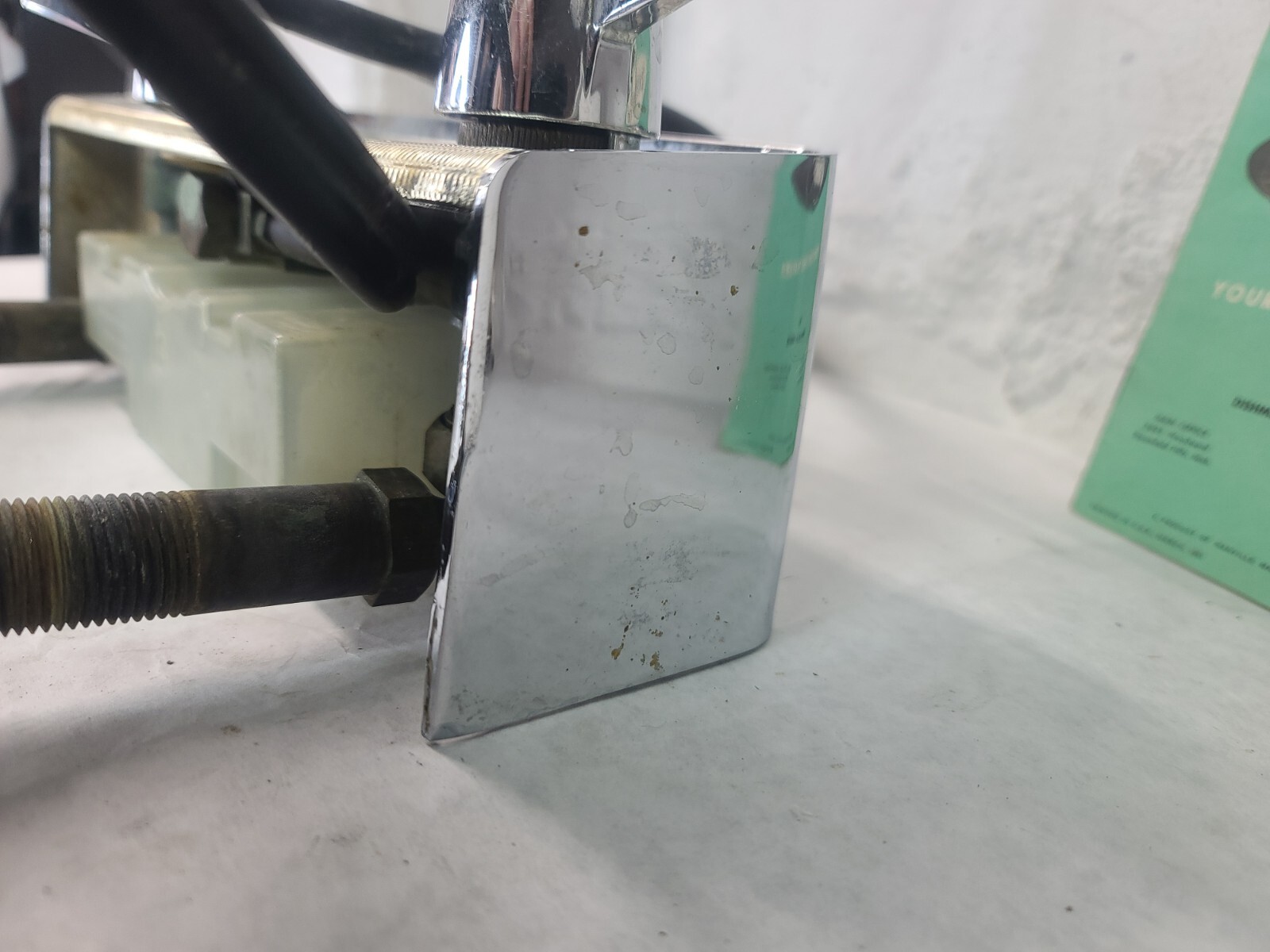 1960s Imperial Dishmaster Faucet M59 Chrome Vintage Asis For Restoration.
