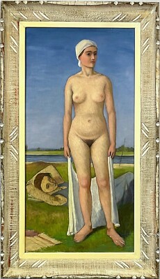 ''Akt am Fluss''  Mela Muter 1899 Warschau   1967 Paris Umkreis um 1930
