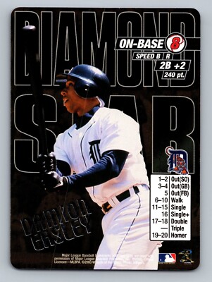 2000 MLB Showdown Diamond Star Promos Damion Easley