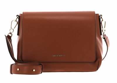 MANDARINA DUCK Luna Shoulder Bag With Flap Schultertasche Caramel Cafe Braun