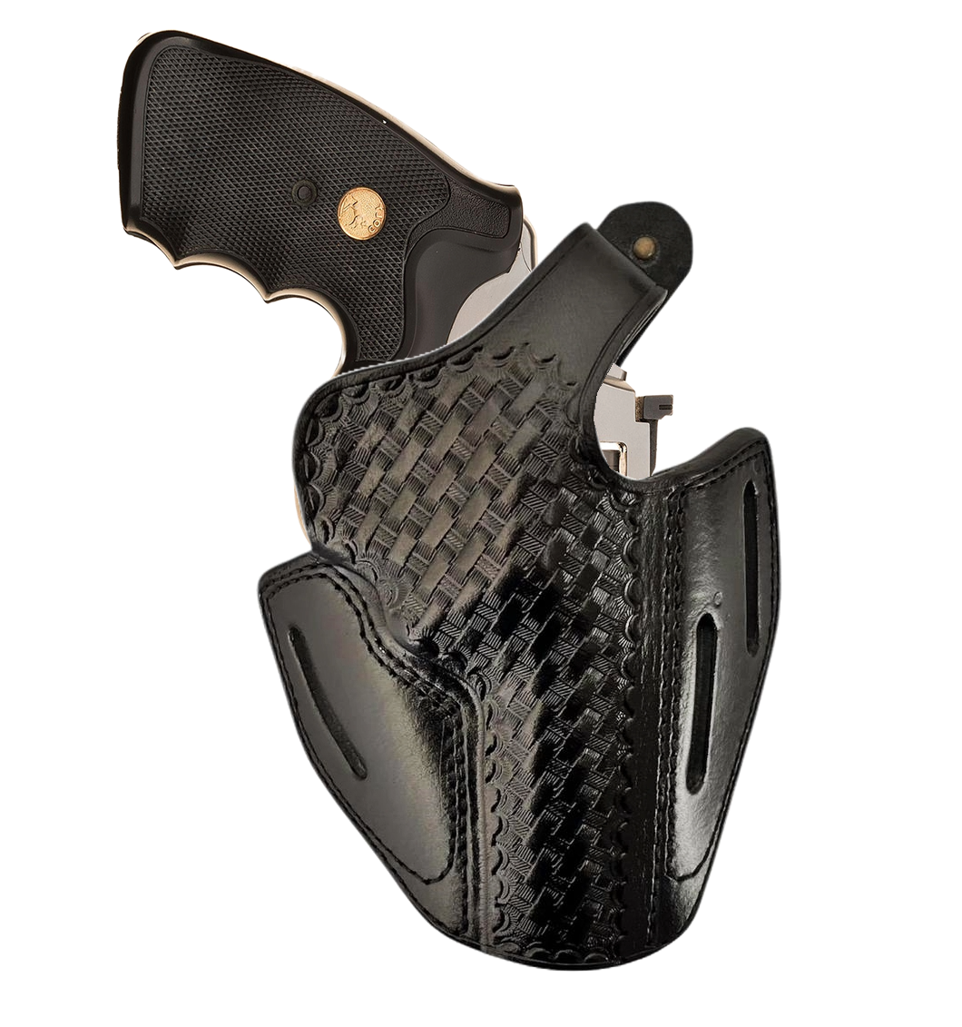 Leather Belt Holster For Colt Python 4.25