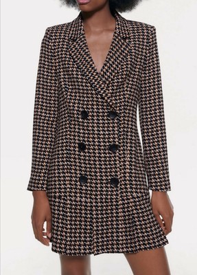 houndstooth blazer dress