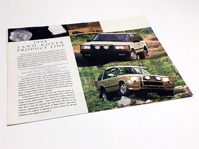 1998 Land Rover Range Rover Discovery Full Line 50 Years Poster