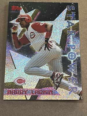 1996 TOPPS - STAR POWER BOOSTERS INSERT - BARRY LARKIN REDS #6