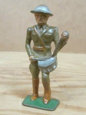 GREY IRON LEAD SOLDIER - DRUMMER