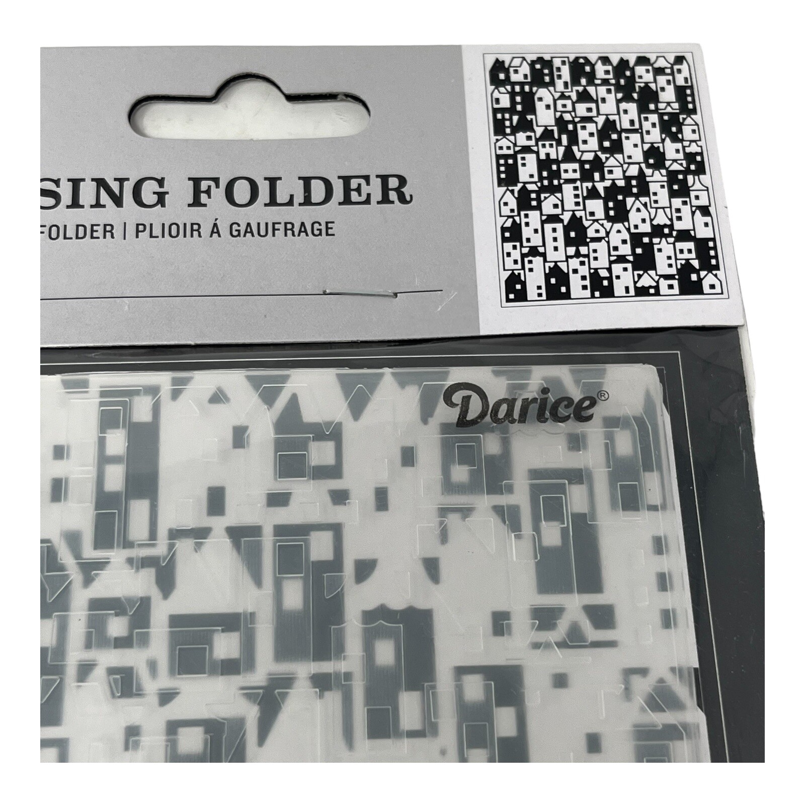 Darice "House Pattern" Embossing Folder for Scrapbooking, Embellishing and More