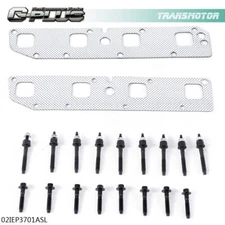 FIT FOR 03 -08 DODGE 5.7L EXHAUST MANIFOLD GASKET SET + BOLT , STUDS & NUTS
