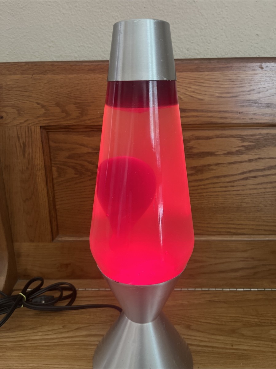 Lava Lamp by Motion and Glitter Model 5200 16 inch Red Color | eBay