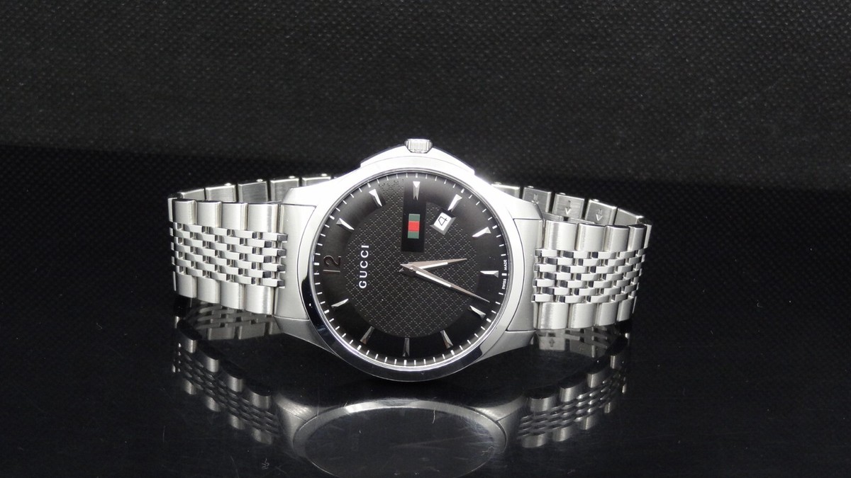 Gucci YA126309 Stainless Steel Silver Tone 126.3 Series G-Timeless