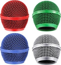 4pcs Beta58a Mesh Microphone Heads Microphone Head Replacement Microphone Grille