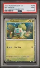 Pokemon SVP EN-SV Black Star Promo Bulbasaur 151 Poster Collection 46 2023 PSA 9