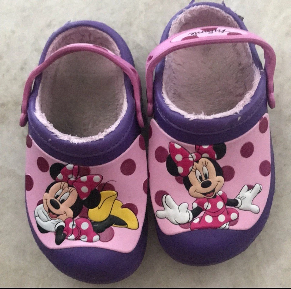 Disney Crocs Minnie Mouse púrpura niña talla 12 c 13 Foto 2 de 4