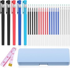 fabric markers for sewing, heat erasable pens for fabric sewing and quilting, 5