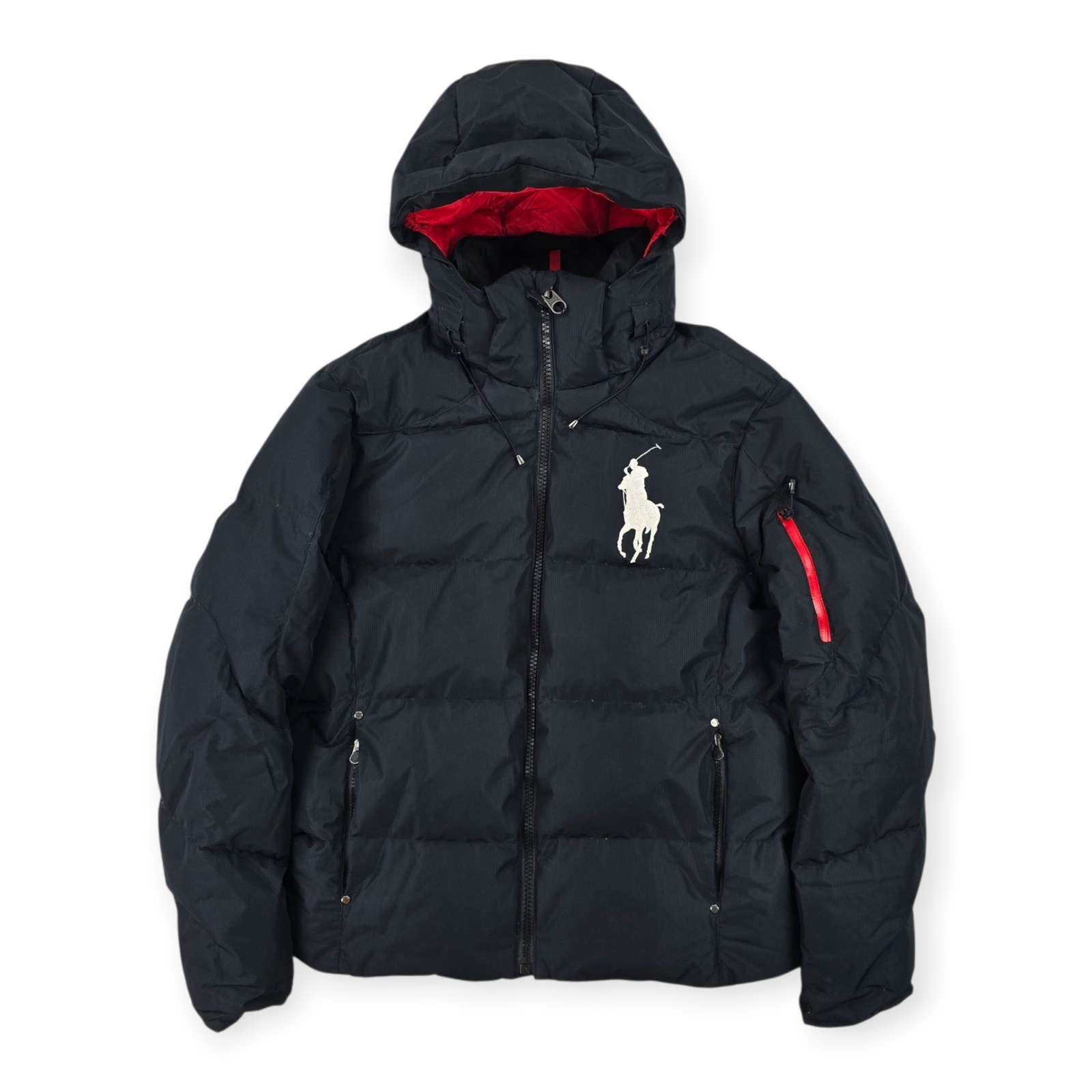 Polo Ralph Lauren Big Pony Tyrol Piumino Giacca Nero Uomo Medium