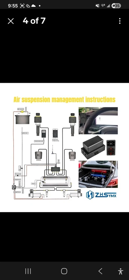 Air Management Top Grade Air Suspension System Electronic Controll System/pne... - Image 4 of 4