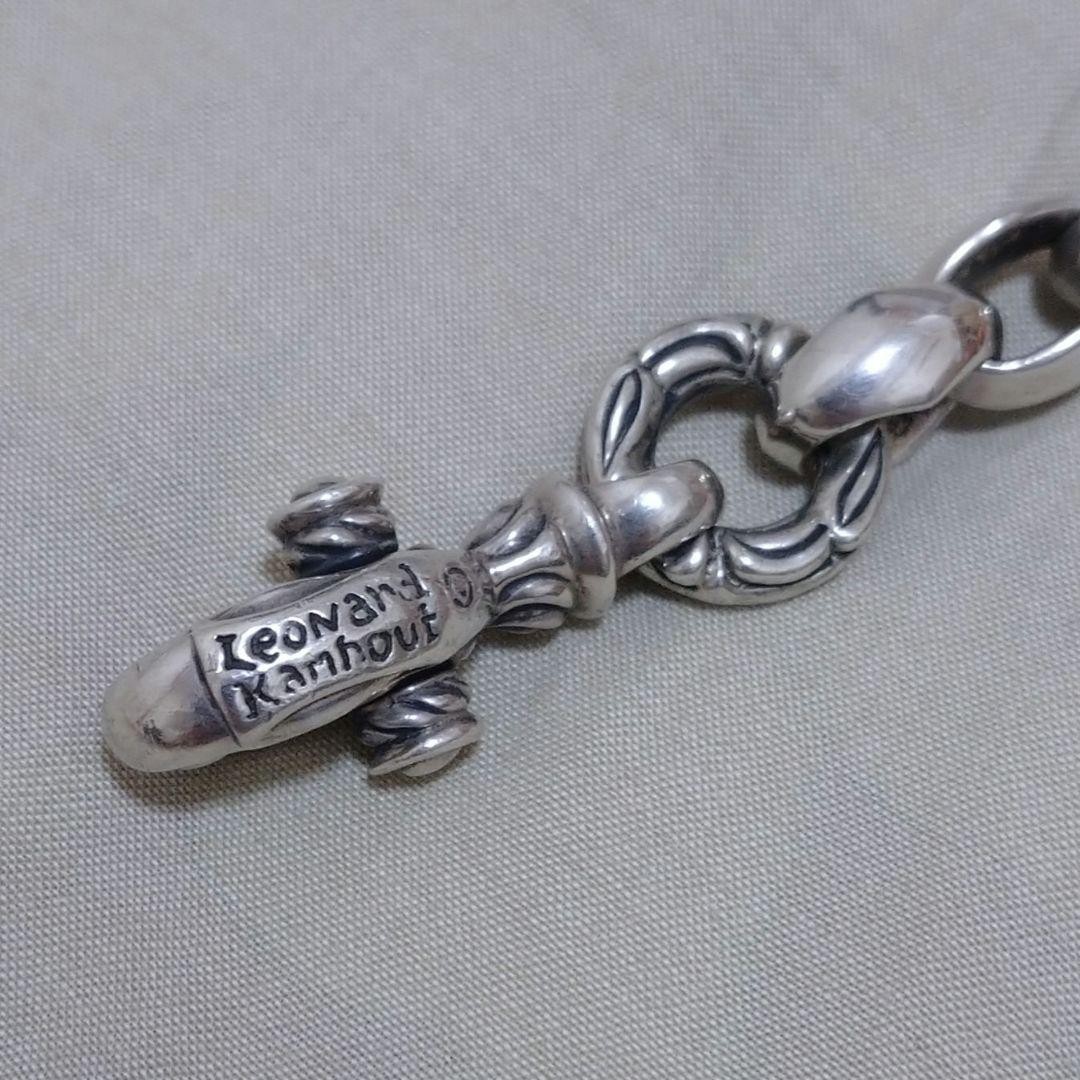 LONE ONES Silk Link Bracelet M w/Crane Circle Leonard