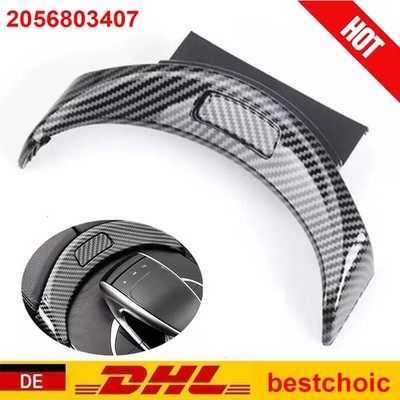 Für Mercedes C GLC Klasse W205 W253 Kohlefaser Mittelkonsole Trimmen A2056803407