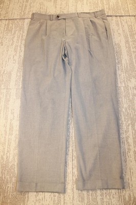 Lauren Ralph Lauren Dress Pants Mens 36x30 Gray Pleated Straight Leg Classic