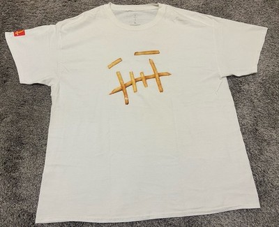 Travis Acott Cactus Jacket Mcdonalds Tshirt Men Large White Fries