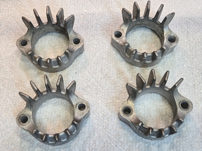 Honda 18231 438 000 Exhaust Flanges   CB750F 79 82 Aluminum Set of 4 (8mm)