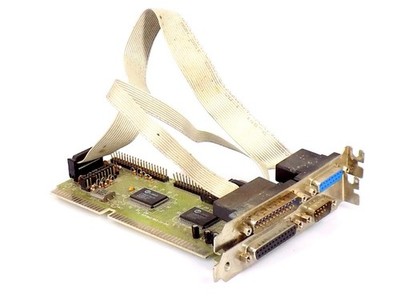 Terratec TK-82C863 / 865-2J-D01 ISA Controller Card Card with DE-9, DB-25, DA-15