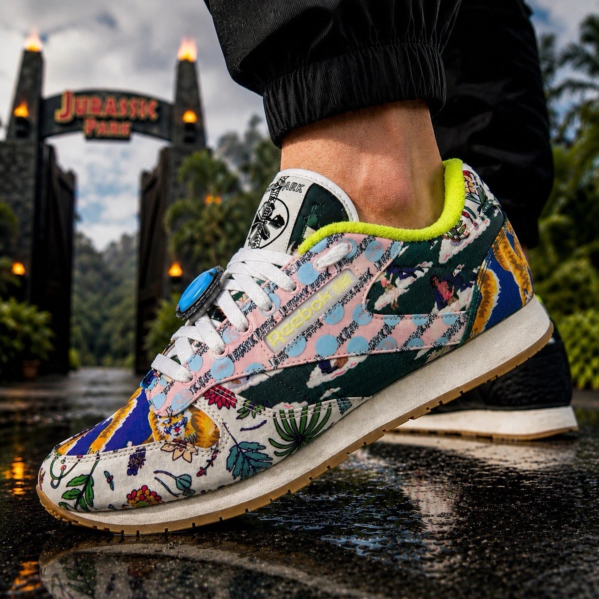 Jurassic Park x Reebok Classic Leather Ian Malcolm for Sale