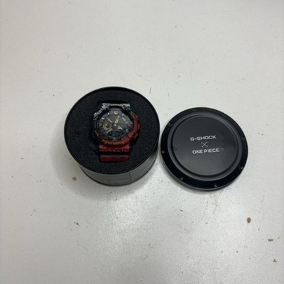 G-Shock One Piece Limited Edition Armbanduhr Schwarz Rot Anime Thema Sport