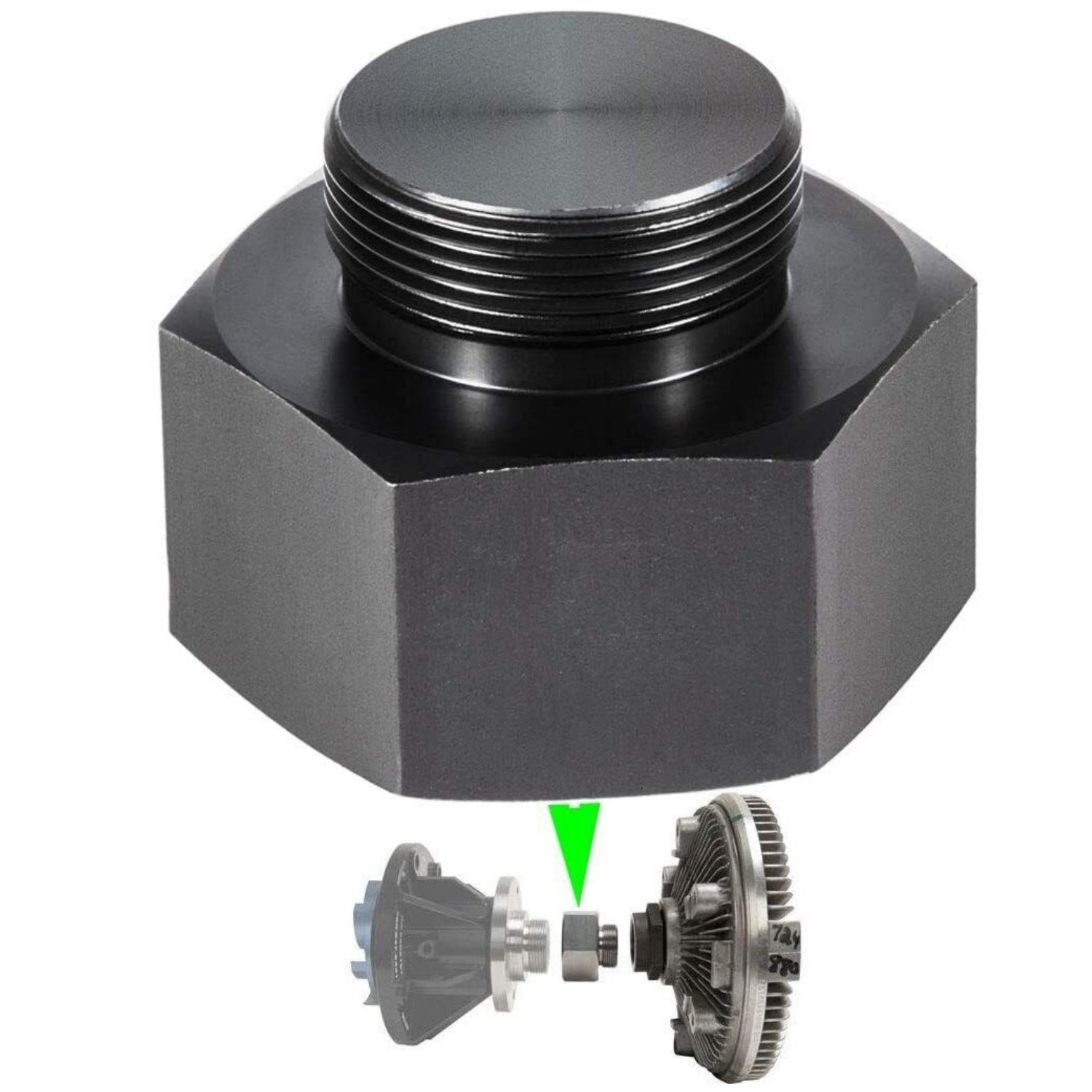 Fan Clutch Adapter for Ford 6.0L to 7.3L Powerstroke Diesel Mechanical 2003-07 thumbnail 8