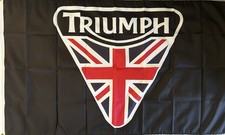 Triumph Fahne Flag drapeau Thruxton Bonneville 660 Trident Logo
