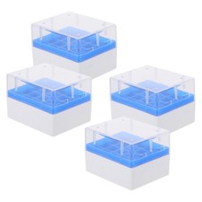 4 Pcs Microcentrifuge Tube Rack Laboratory Storage Cryogenic Boxes