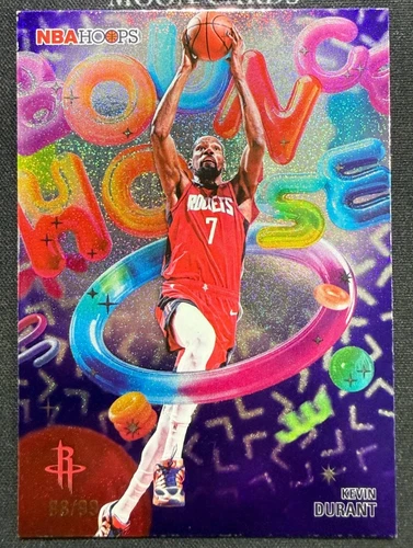 Kevin Durant 2025-26 Topps NBA Hoops /99 Purple Pixel Burst Bounce House #BH-12